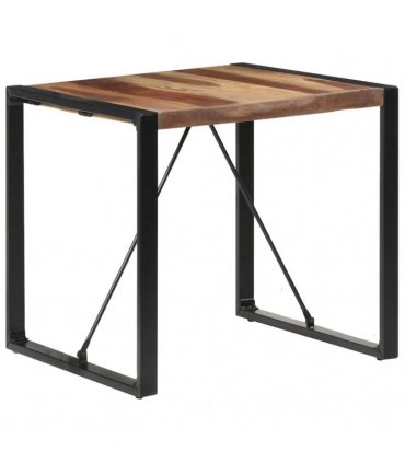 vidaXL Dining Table 80x80x75 cm Solid Wood
