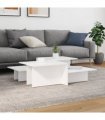 vidaXL Coffee Tables 2 pcs White Engineered Wood