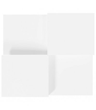 vidaXL Coffee Tables 2 pcs White Engineered Wood