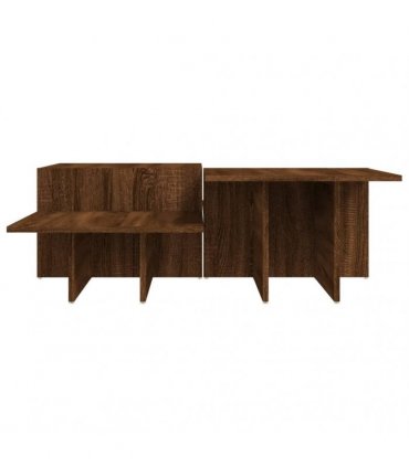 vidaXL Coffee Tables 2 pcs Brown Oak Engineered Wood
