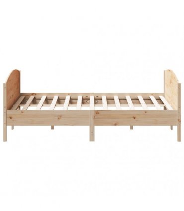 vidaXL Bed Frame without Mattress 200x200 cm Solid Wood Pine