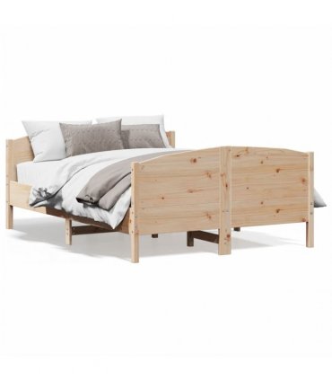 vidaXL Bed Frame without Mattress 120x200 cm Solid Wood Pine