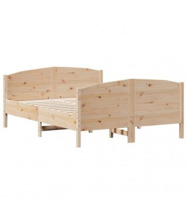 vidaXL Bed Frame without Mattress 120x200 cm Solid Wood Pine