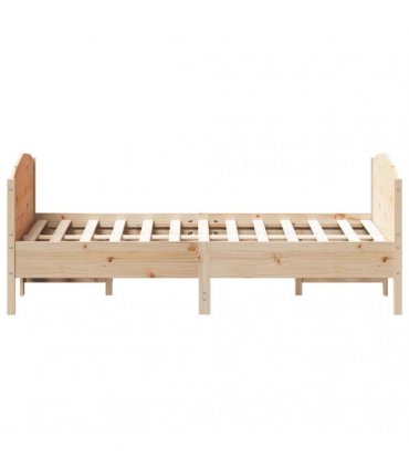 vidaXL Bed Frame without Mattress 120x200 cm Solid Wood Pine