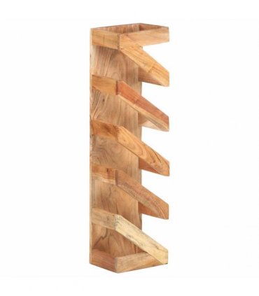 vidaXL Wine Rack for 5 Bottles Solid Acacia Wood