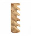 vidaXL Wine Rack for 5 Bottles Solid Mango Wood