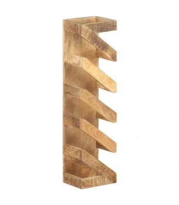 vidaXL Wine Rack for 5 Bottles Solid Mango Wood