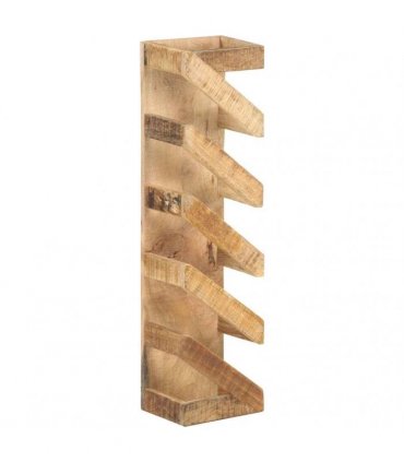 vidaXL Wine Rack for 5 Bottles Solid Mango Wood