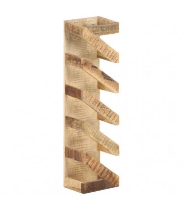 vidaXL Wine Rack for 5 Bottles Solid Mango Wood