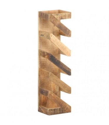 vidaXL Wine Rack for 5 Bottles Solid Mango Wood
