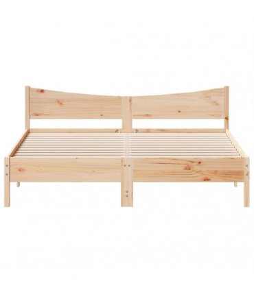 vidaXL Bed Frame without Mattress 180x200 cm Solid Wood Pine
