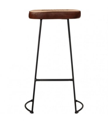 vidaXL 5 Piece Bar Set Solid Rough Wood Mango and Metal