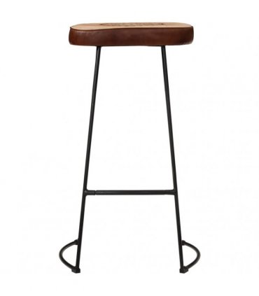 vidaXL 3 Piece Bar Set Solid Rough Wood Mango and Metal