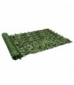 vidaXL Balcony Privacy Screen with Dark Green Leaves 300x150 cm
