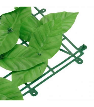 vidaXL Balcony Privacy Screen with Green Leaves 300x150 cm