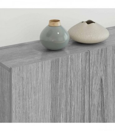 vidaXL 5 Piece TV Wall Units Grey Sonoma Engineered Wood