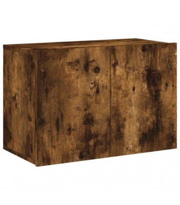 vidaXL 5 Piece TV Wall Units Smoked Oak Engineered Wood