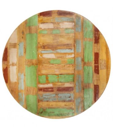 vidaXL Dining Table Round 175x75 cm Solid Reclaimed Wood