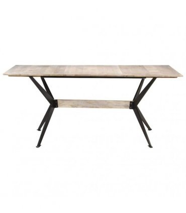 vidaXL Dining Table 180x90x76 cm Solid Mango Wood