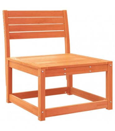 vidaXL 4 Piece Garden Lounge Set Wax Brown Solid Wood Pine