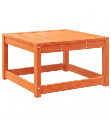 vidaXL 4 Piece Garden Lounge Set Wax Brown Solid Wood Pine