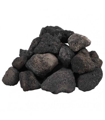vidaXL Volcanic Rocks 10 kg Black 5-8 cm
