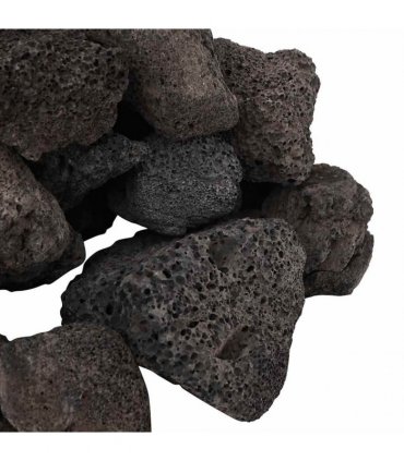 vidaXL Volcanic Rocks 10 kg Black 5-8 cm