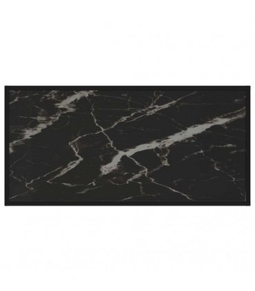 vidaXL Coffee Table Black 100x50x35 cm Tempered Glass