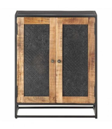 vidaXL Sideboard 60x35x75 cm Rough Mango Wood