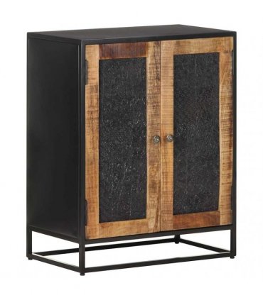 vidaXL Sideboard 60x35x75 cm Rough Mango Wood