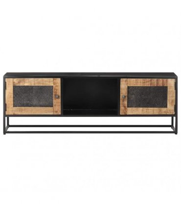 vidaXL TV Cabinet 120x30x40 cm Rough Mango Wood
