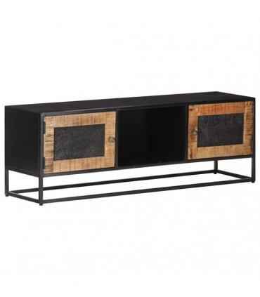 vidaXL TV Cabinet 120x30x40 cm Rough Mango Wood