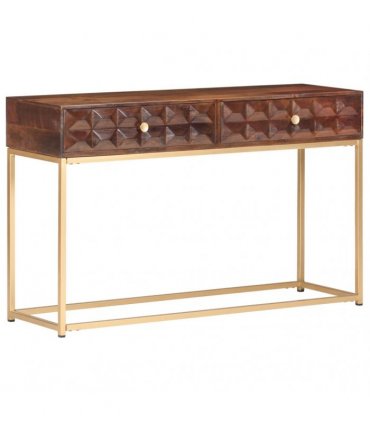 vidaXL Console Table 122x36x75 cm Solid Mango Wood