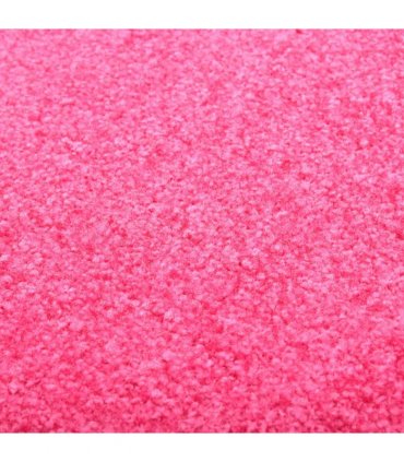 vidaXL Doormat Washable Pink 90x120 cm
