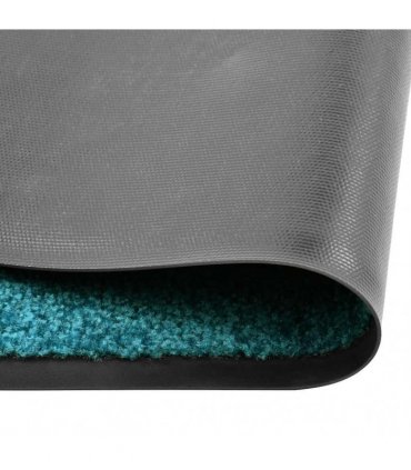 vidaXL Doormat Washable Cyan 120x180 cm