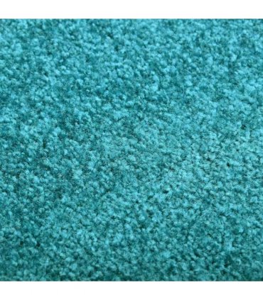 vidaXL Doormat Washable Cyan 120x180 cm