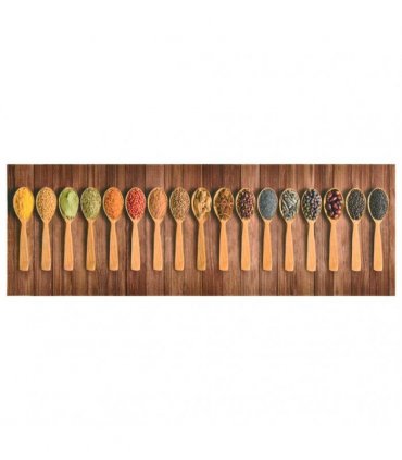 vidaXL Kitchen Floor Mat Washable Spoon 60x180 cm