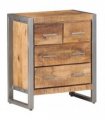 vidaXL Sideboard 60x35x70 cm Rough Mango Wood