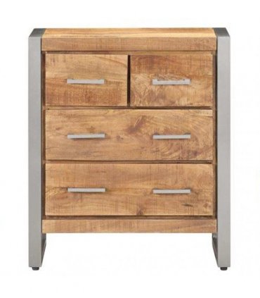 vidaXL Sideboard 60x35x70 cm Rough Mango Wood