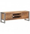 vidaXL TV Cabinet 120x30x40 cm Rough Mango Wood