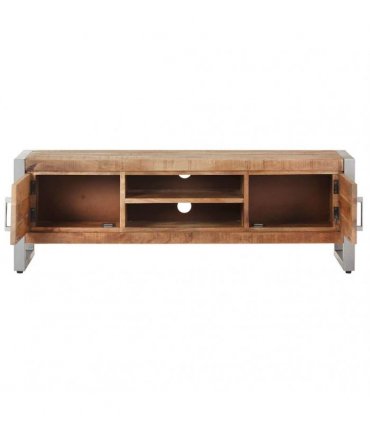 vidaXL TV Cabinet 120x30x40 cm Rough Mango Wood