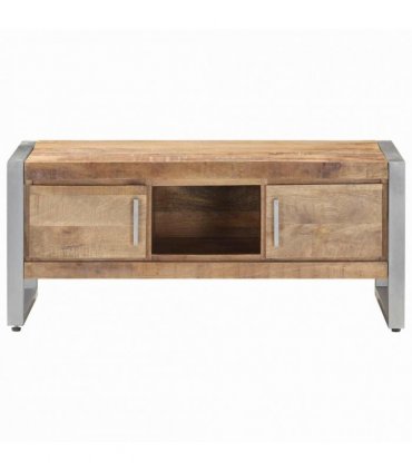 vidaXL Coffee Table 95x50x40 cm Rough Mango Wood