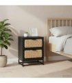 vidaXL Bedside Cabinet 40x30x50 cm Solid Mango Wood