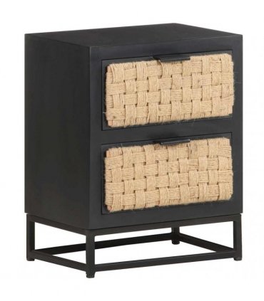 vidaXL Bedside Cabinet 40x30x50 cm Solid Mango Wood