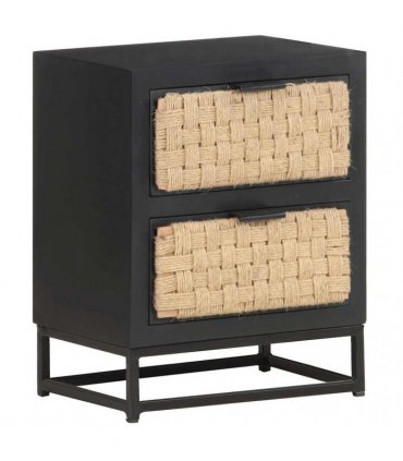 vidaXL Bedside Cabinet 40x30x50 cm Solid Mango Wood