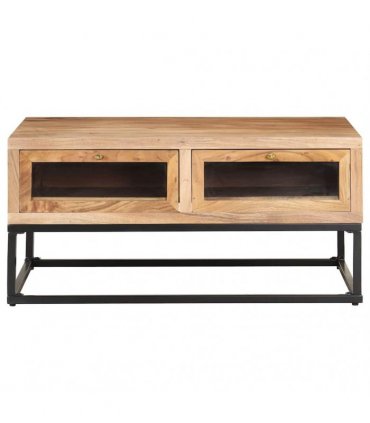 vidaXL Coffee Table 90x60x40 cm Solid Acacia Wood