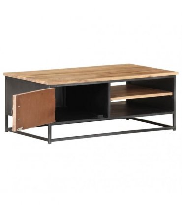vidaXL Coffee Table 90x50x35 cm Solid Acacia Wood