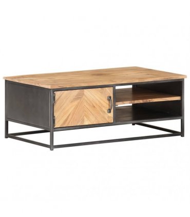 vidaXL Coffee Table 90x50x35 cm Solid Acacia Wood