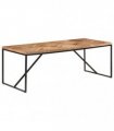 vidaXL Dining Table 200x90x76 cm Solid Acacia and Mango Wood
