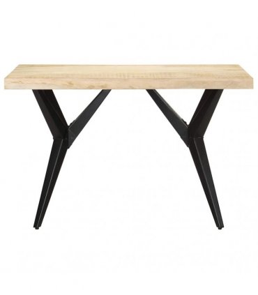 vidaXL Dining Table 120x60x76 cm Solid Mango Wood